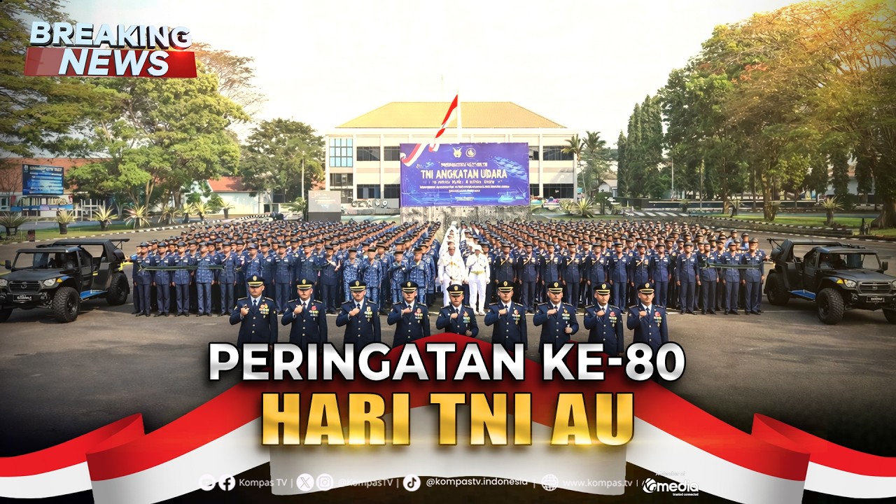 BREAKING NEWS - Upacara Peringatan ke-80 Hari TNI AU di Denmabesau Cilangkap