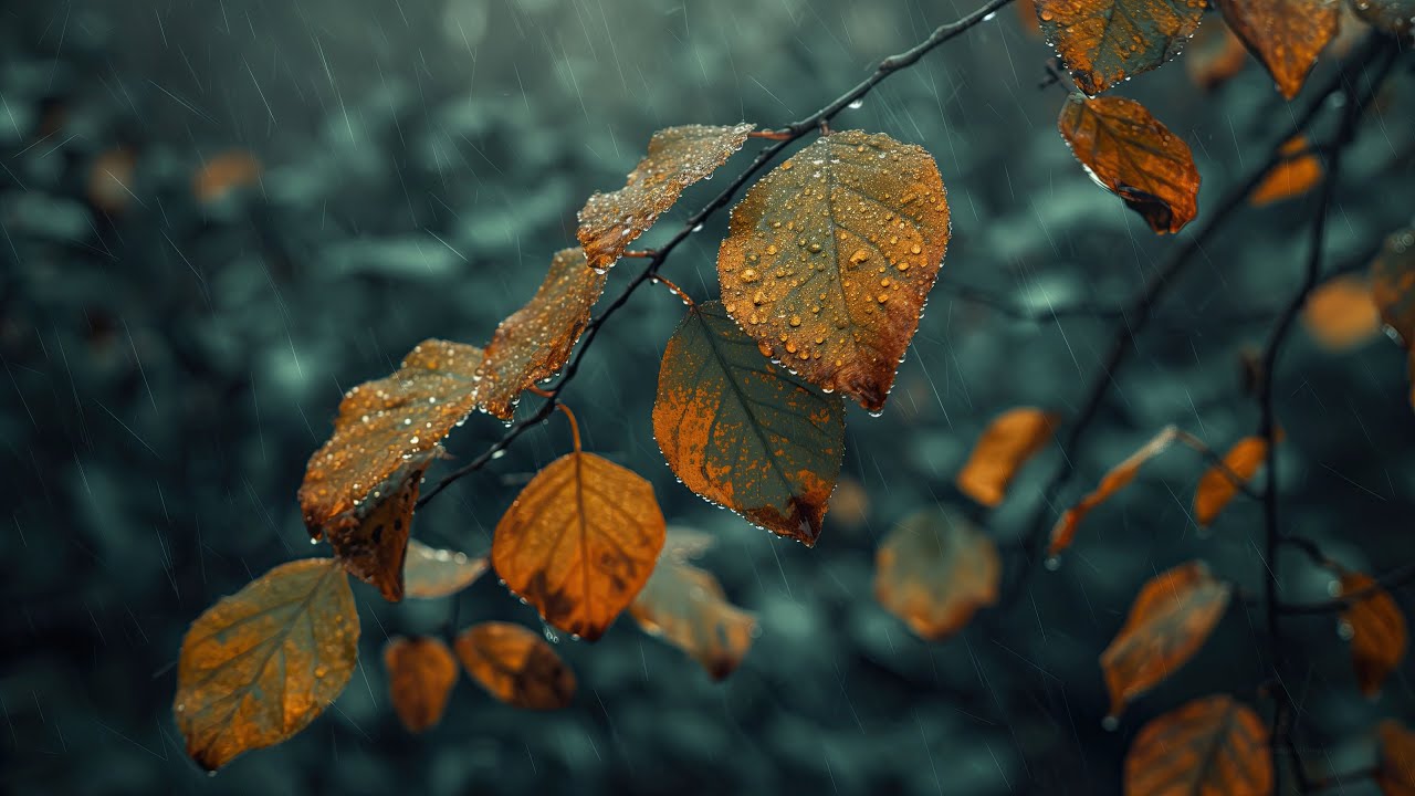 🌧️5 ЧАСА НОЧНОГО ДОЖДЯ, звуки дождя для расслабляющего сна, бессонницы, медитации, учебы