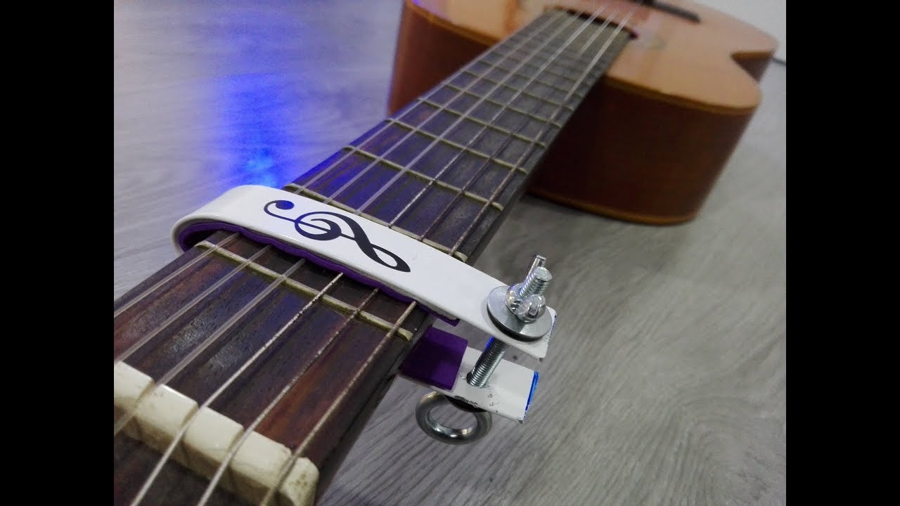Como hacer cejilla o capo para guitarra casero