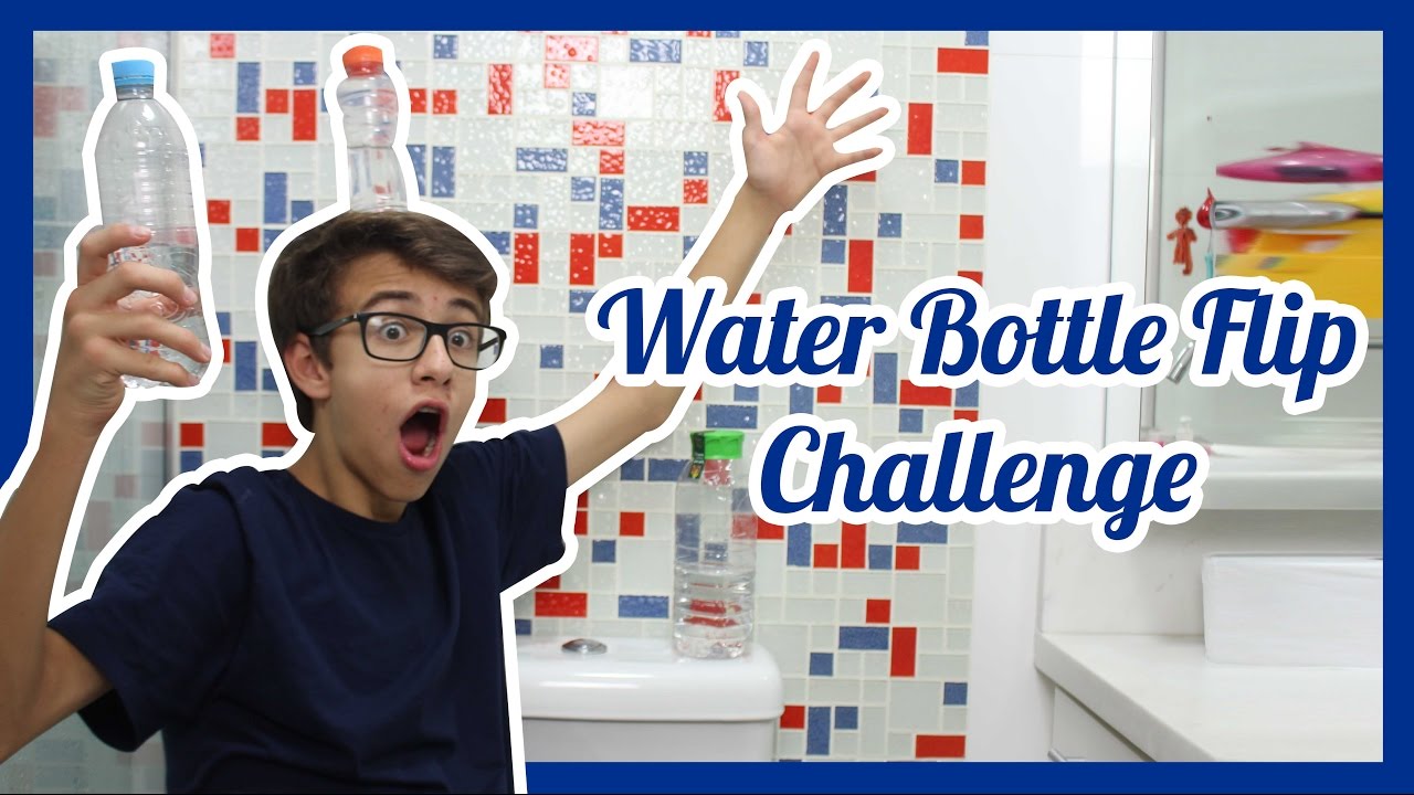 DESAFIO DA GARRAFA #2 - WATER BOTTLE FLIP CHALLENGE - RICK SANTINA