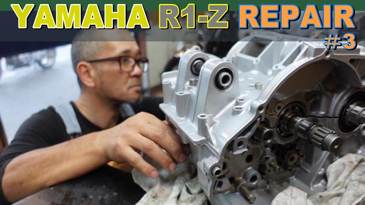 【バイクレストア】YAMAHA  R1-Z  エンジン組立作業　＃3