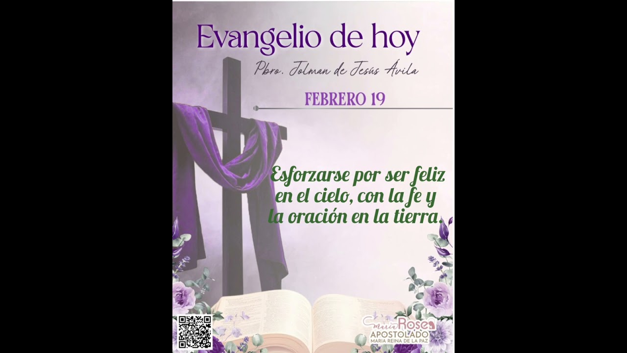 Lc 9,22-25 Evangelio 19 de febrero 2026 jueves