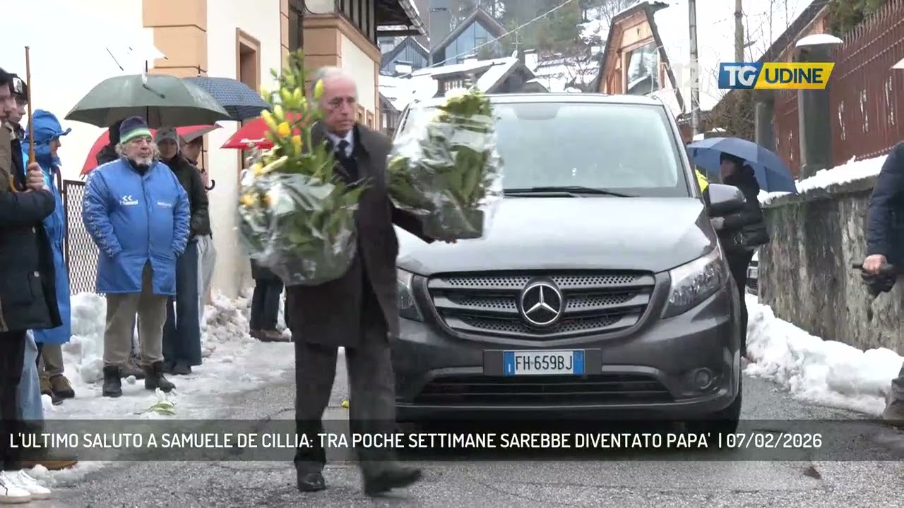 L'ULTIMO SALUTO A SAMUELE DE CILLIA: TRA POCHE SETTIMANE SAREBBE DIVENTATO PAPA'  | 07/02/2026