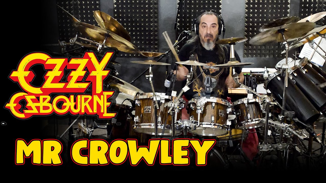 OZZY OSBOURNE Mr Crowley drum cover by stamatis kekes
