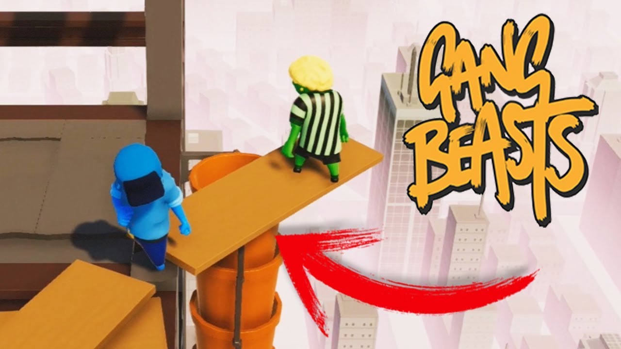 LE TRAICIONO CON UN TRAMPOLÍN JAJAJAJA. Gang Beasts #17