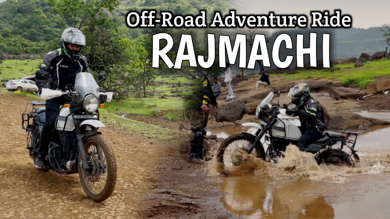 First Monsoon OffRoad Ride | Rajmachi Fort | Two Bikes Breakdown | Adventure Ride |