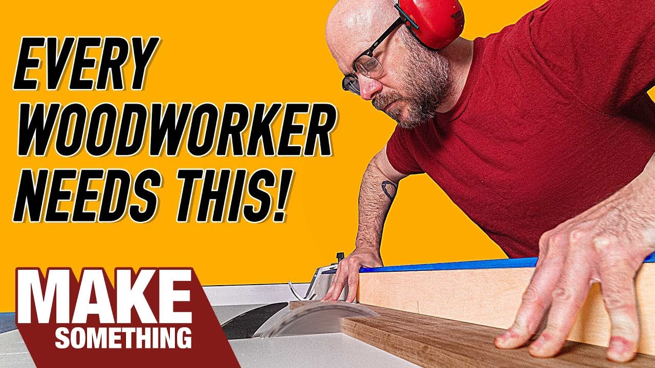Dead Simple Table Saw Crosscut Sled | The Easiest and Most Accurate.