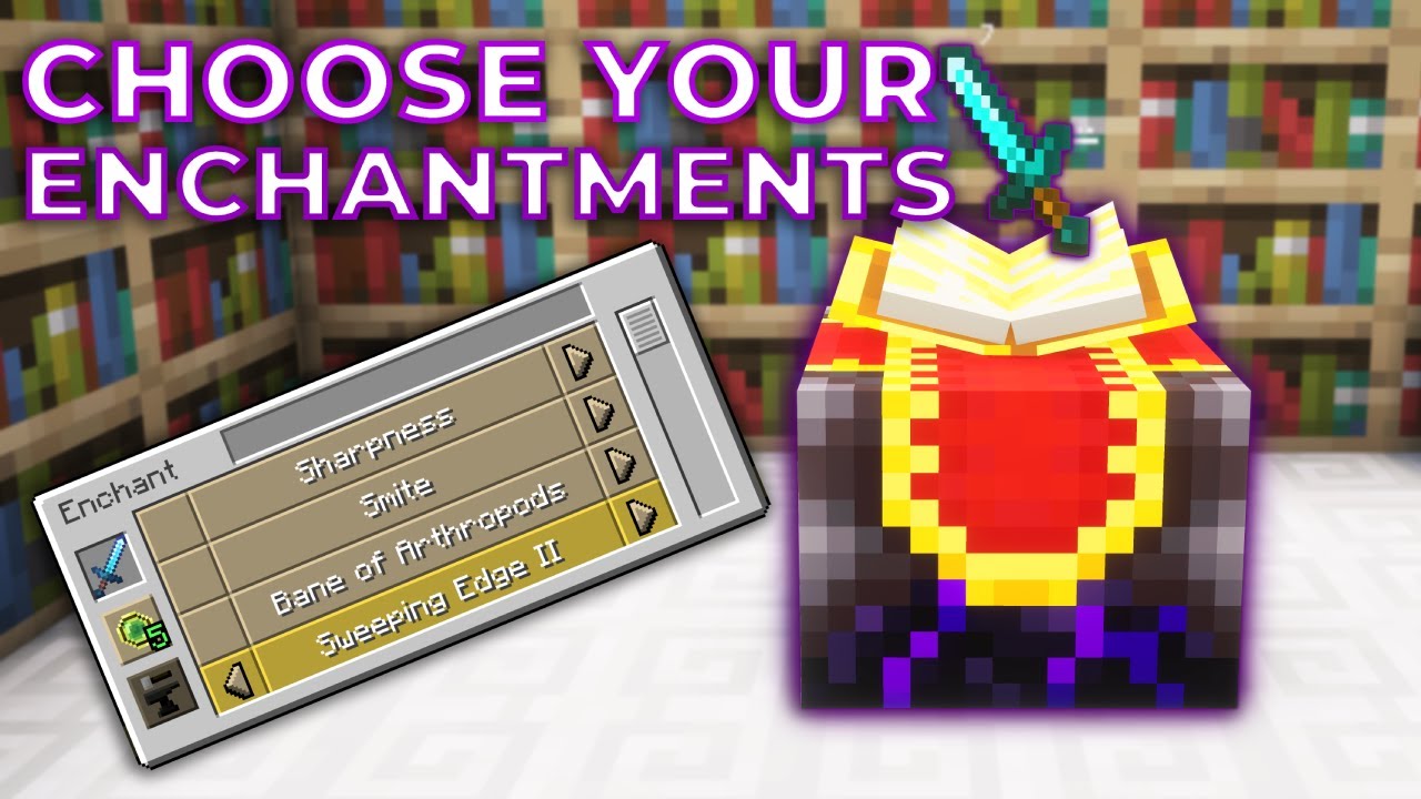 Choose Your Enchants in Minecraft! Enchanting Infuser Mod Tutorial