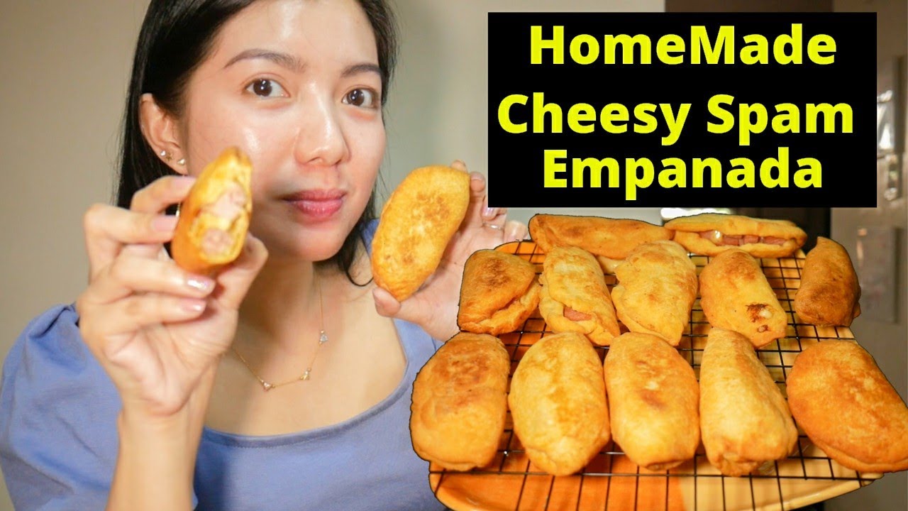 Cheesy Spam Empanada! Very Quick and Easy