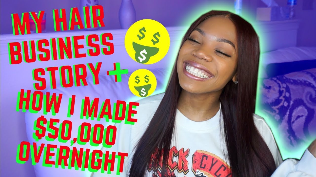 STORYTIME: HOW I STARTED MY HAIR BUSINESS AT 19! + MADE $50,000 IN ONE NIGHT | Jasx Aigner