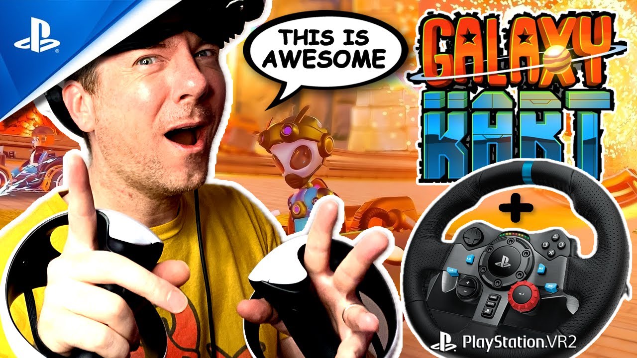 You MUST USE a RACING WHEEL in Galaxy Kart PS VR2