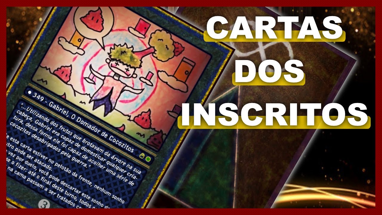 Cartas dos Inscritos! 🍊🙋🏻&zwj;♂️