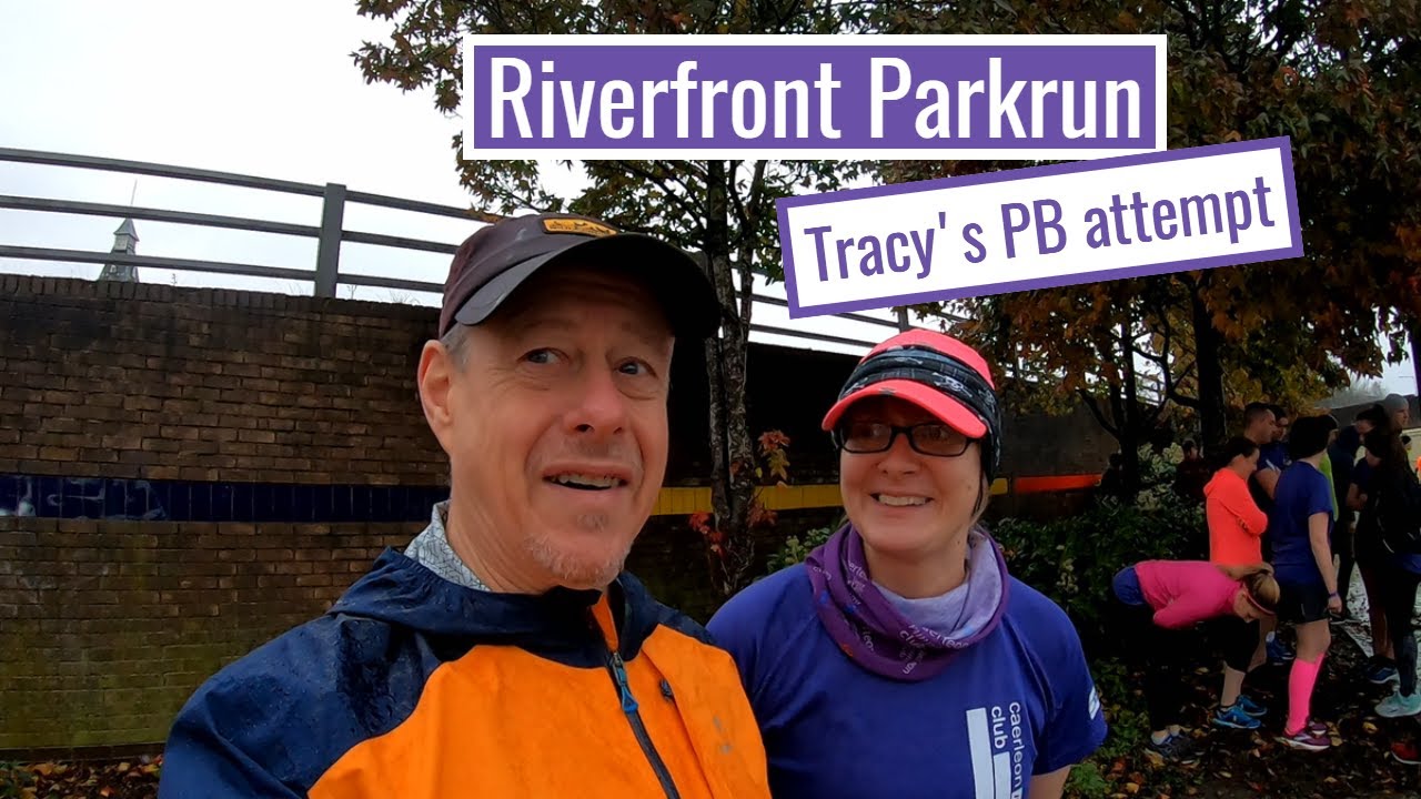 Riverfront Parkrun   Tracy's PB attempt