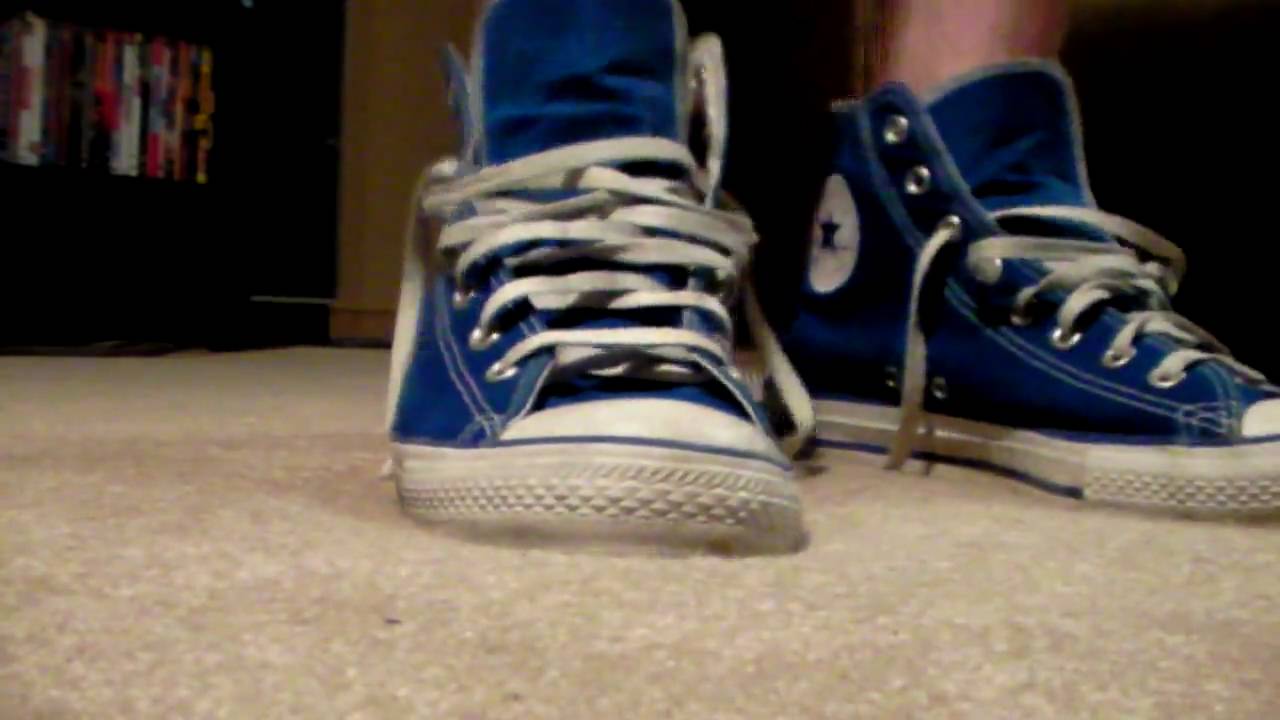 Converse All Stars with no socks - some shoe smashing as well