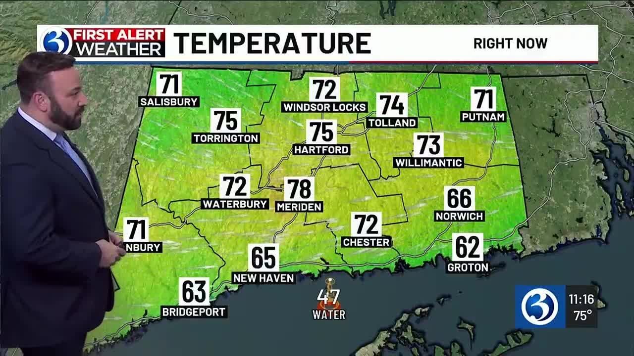 A few storms tonight then a bright and breezy Easter Sunday