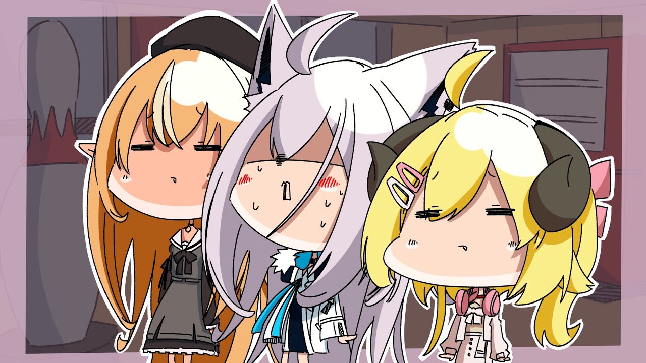Fubuki wants to go bowling and karaoke.【Animated Hololive/Eng sub】【Fubuki/Flare/Watame】