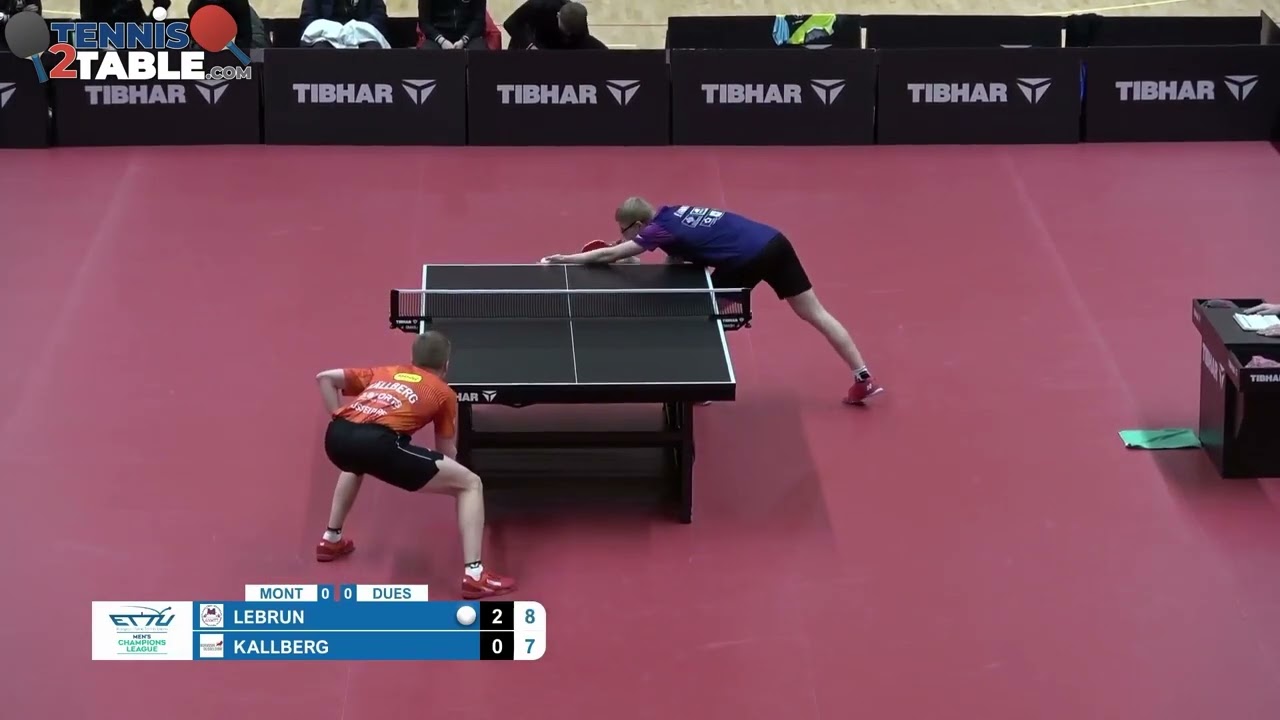 Félix LEBRUN VS Anton KALLBERG - 1/4 de finale aller de la Ligue des Champions
