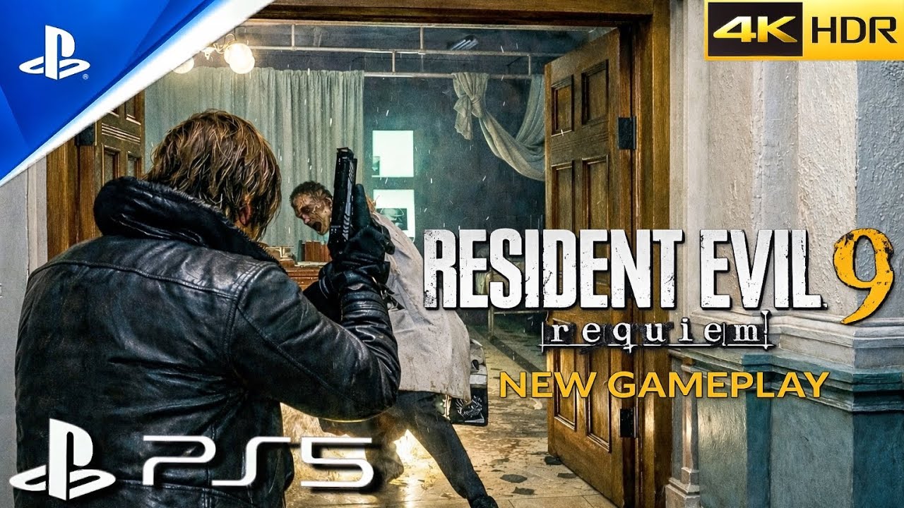 RESIDENT EVIL 9 REQUIEM New Gameplay LEON GAMEPLAY, NEW DETAILS & MORE! (4K 60FPS)