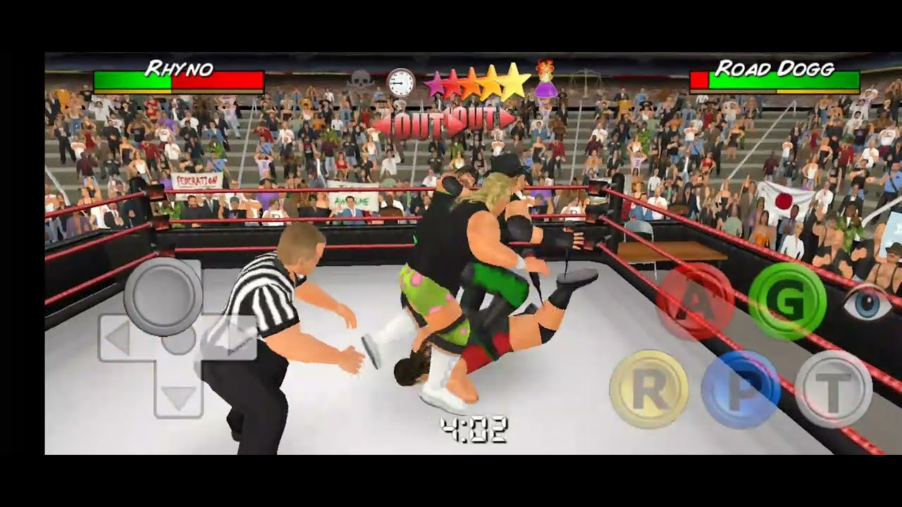 Wrestling Empire : Rhyno vs X-Pac 