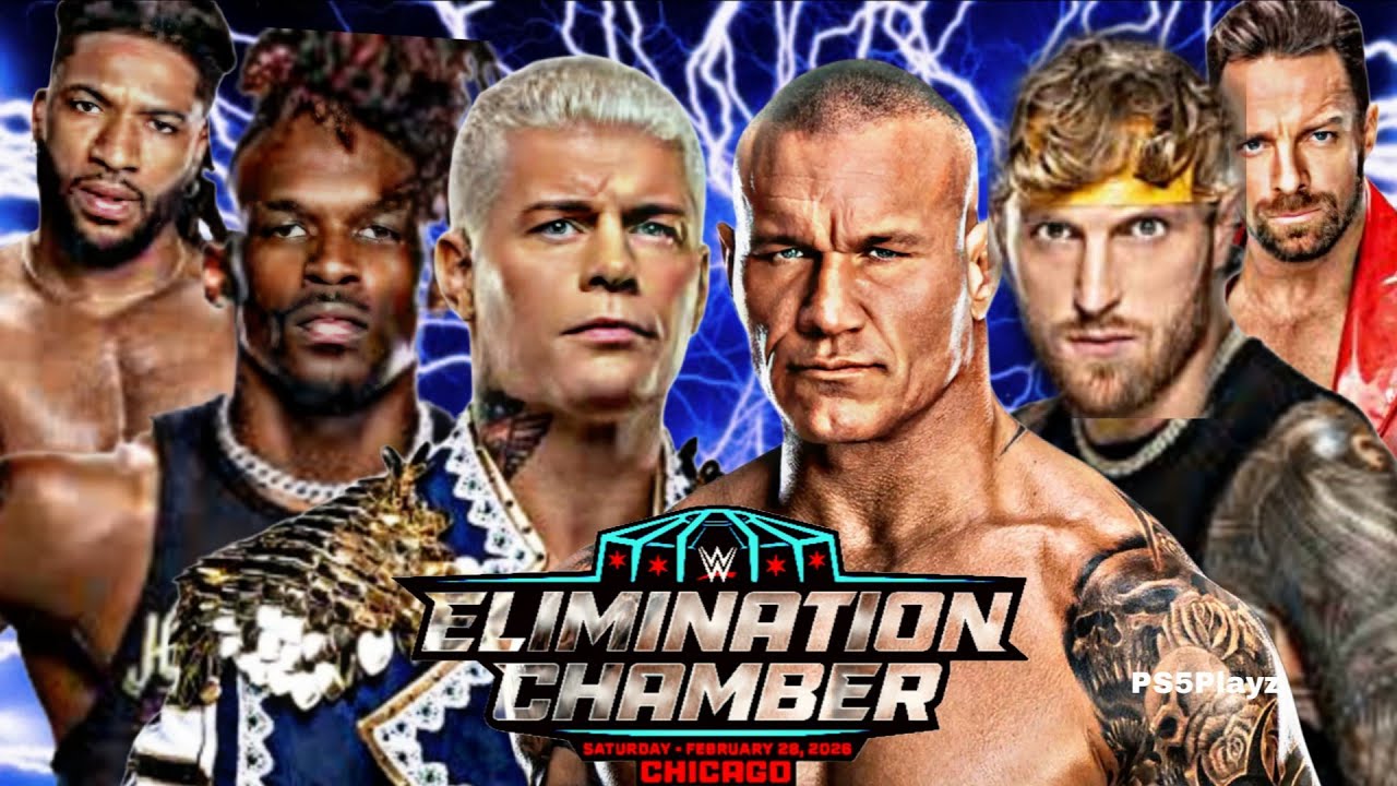 WWE Men's Elimination chamber 2026 Highlights 28 February 2026 WWE2k25 Simulation - FULL MATCH 