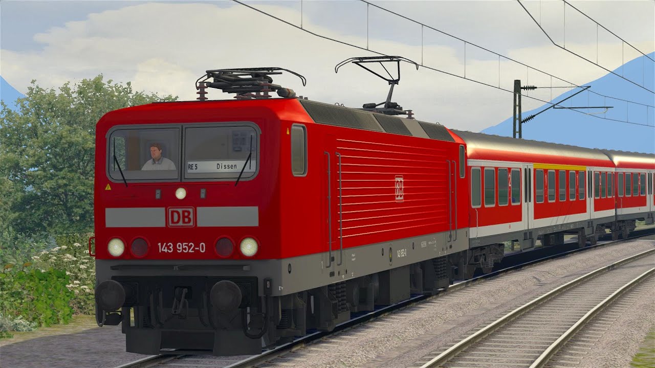 LET`S PLAY Train Simulator 2015[60FPS] / Einmal hin und wieder zurück mit BR 143 EL von dw-agency