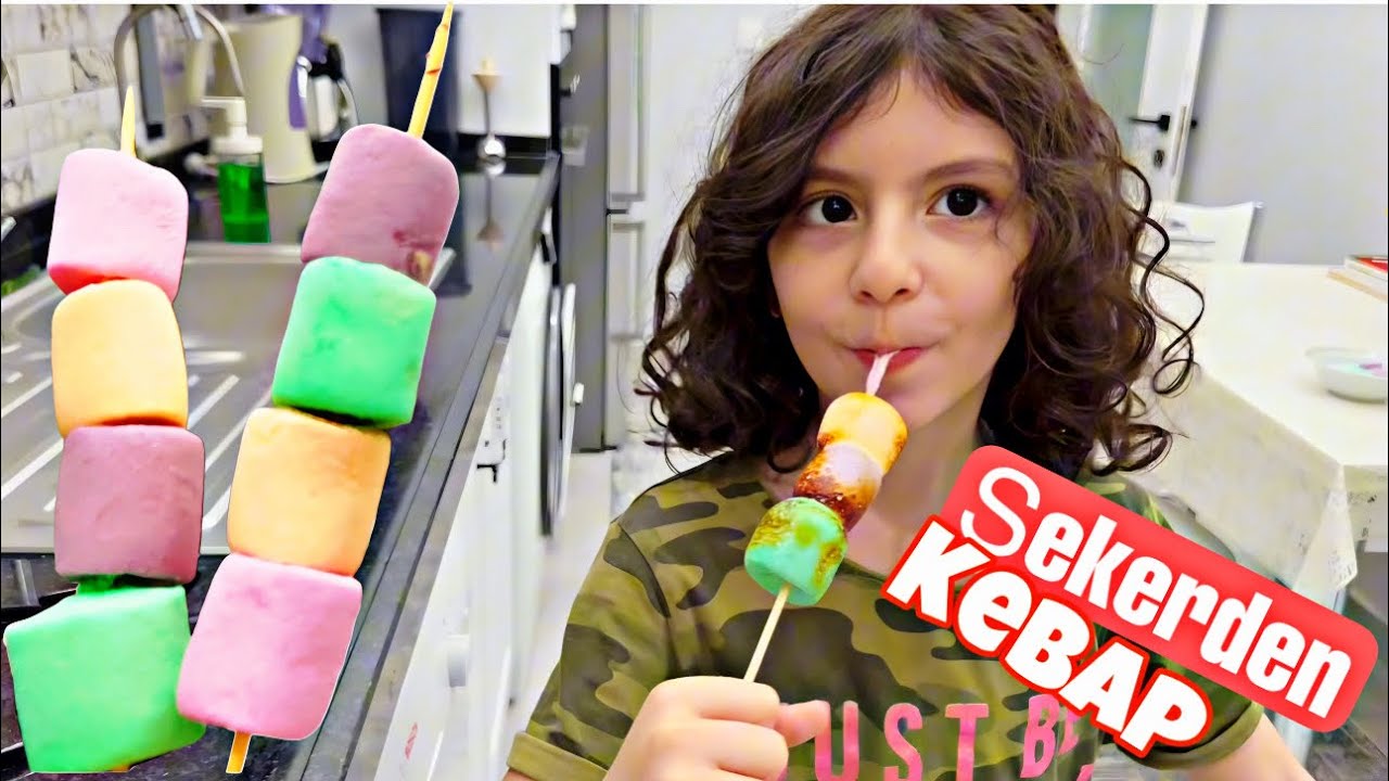 ESMANUR VE ANNESİ MARSHMALLOW KEBAP YAPTI!
