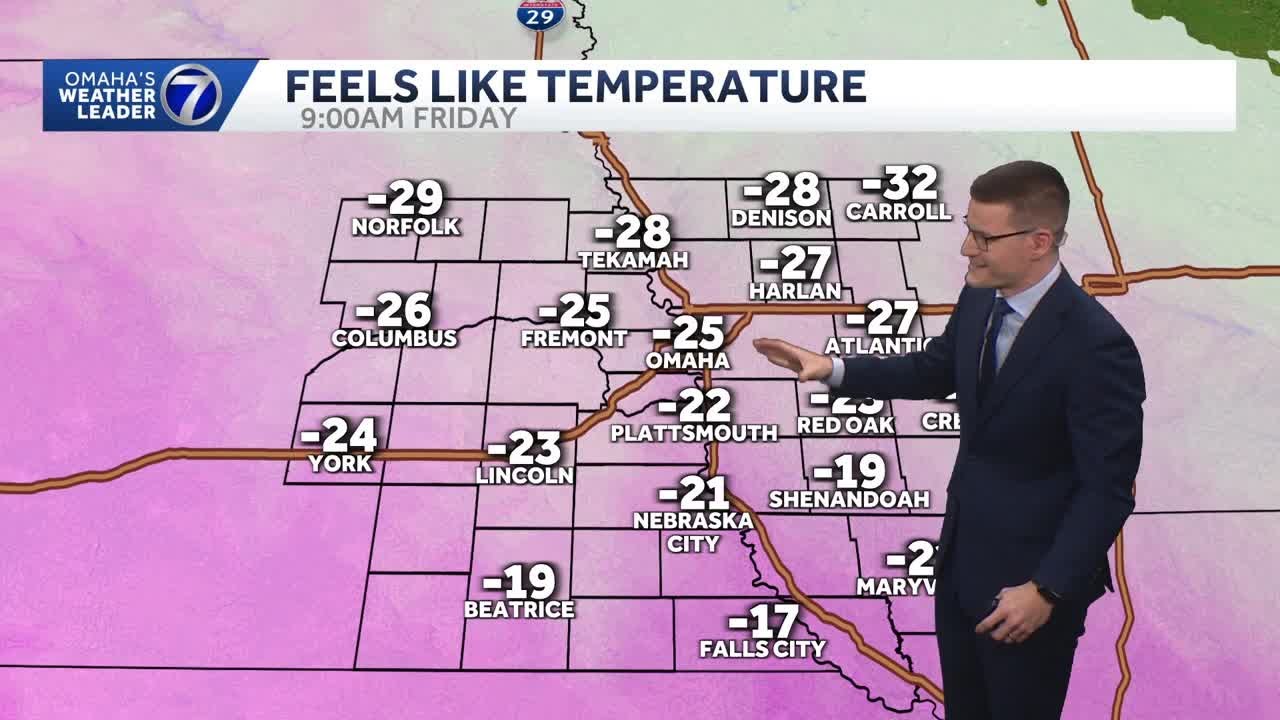Chilly Thursday, dangerous cold on the way Friday for Omaha area