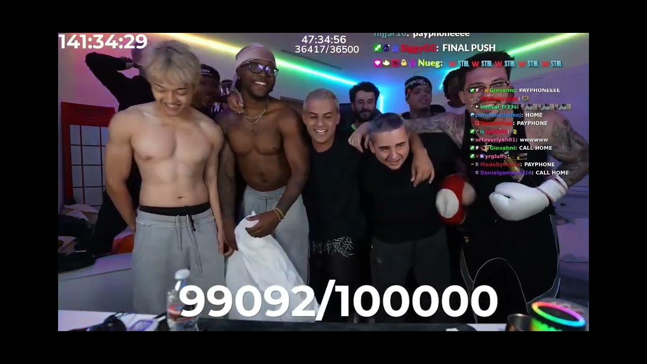 Stableronaldo gets 100k subscribers on Twitch 🔥