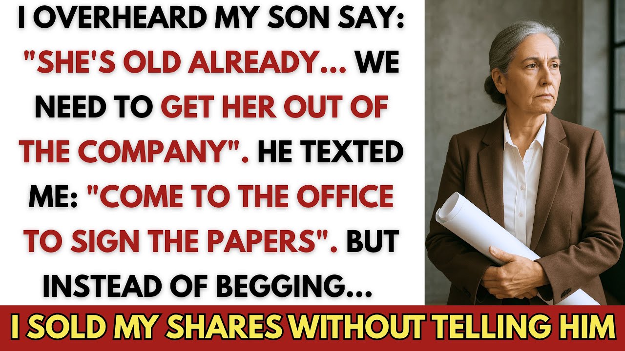 My Son Kicked Me Out of My Own Company — So I Left Him With No Control