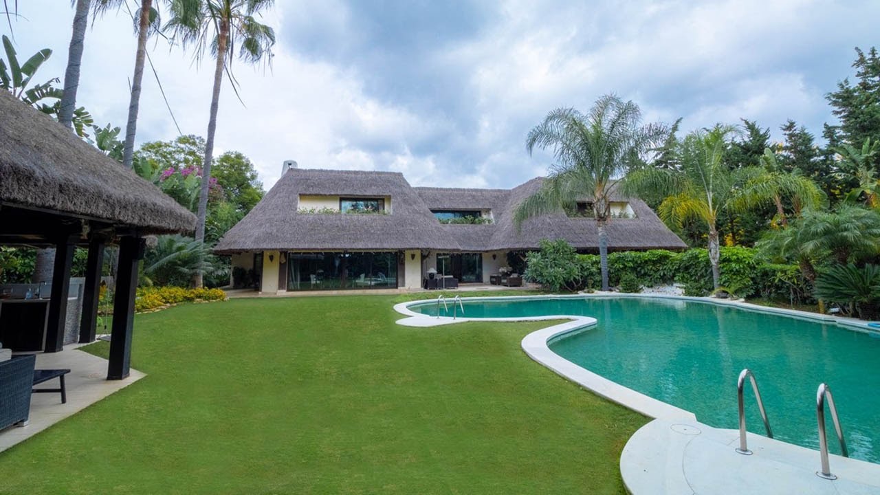 👇NEW! Tropical Villa 100m BEACH in Marbella with Tennis Court【10.000.000€】✅ 🇬🇧🇪🇸🇩🇪🇫🇷🇷🇺 Reserve Now