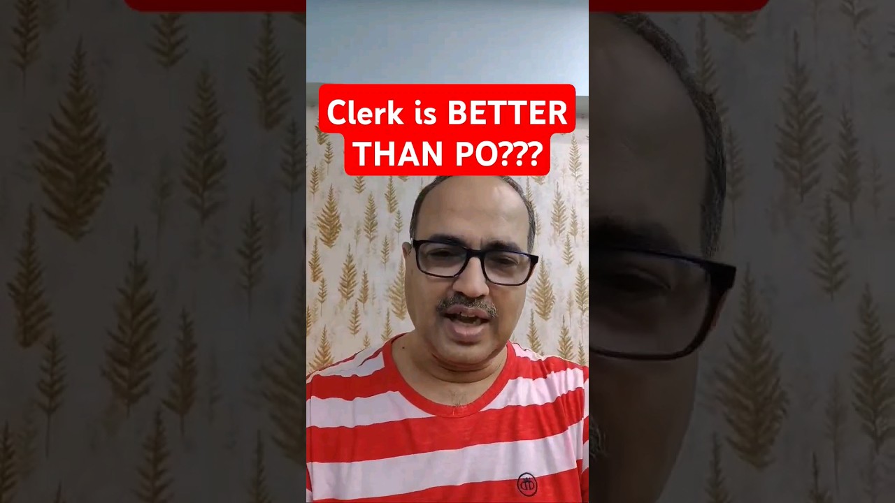 Clerk is better than PO??? #shorts #ibpsclerk #ibps