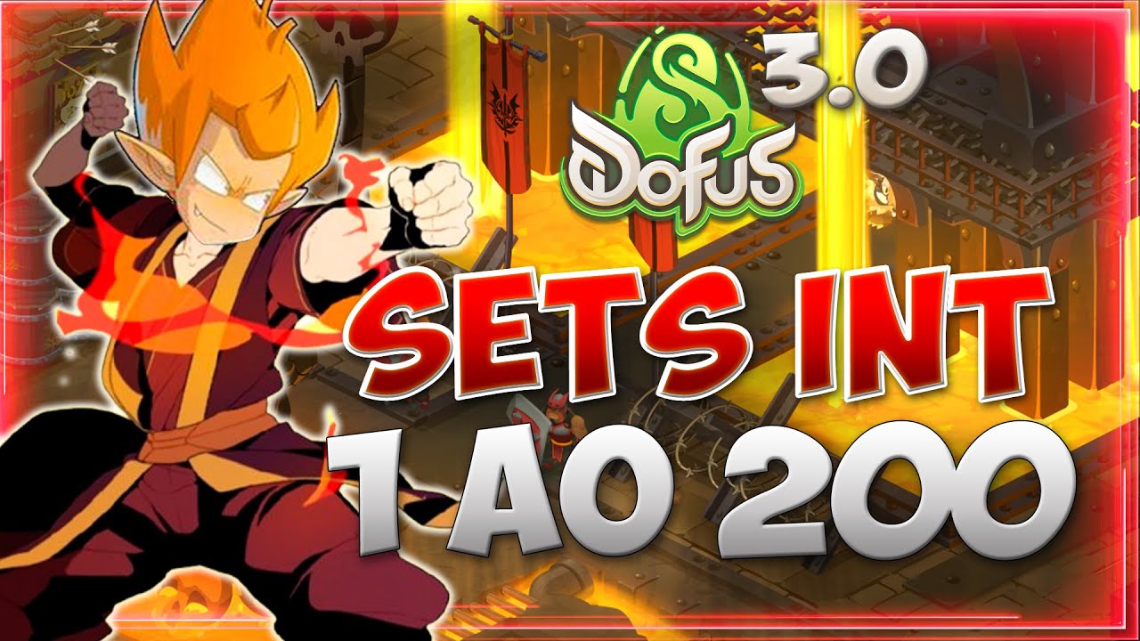 [DOFUS] GUIA DE SETS DE INTELIG&Ecirc;NCIA DO 1 AO 200 ATUALIZADO PARA O 3.0