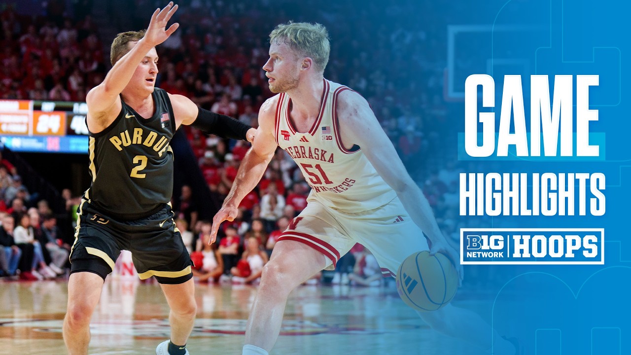 Purdue at Nebraska | HIGHLIGHTS | Big Ten Basketball | 2/10/2026