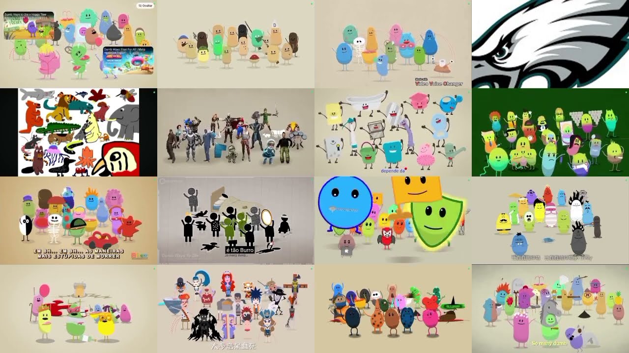 Dumb Ways to Die Superparison V1