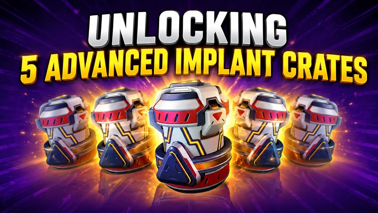 Unlocking advance implant crates | Free legendry implants - Mech Arena [SILVER]
