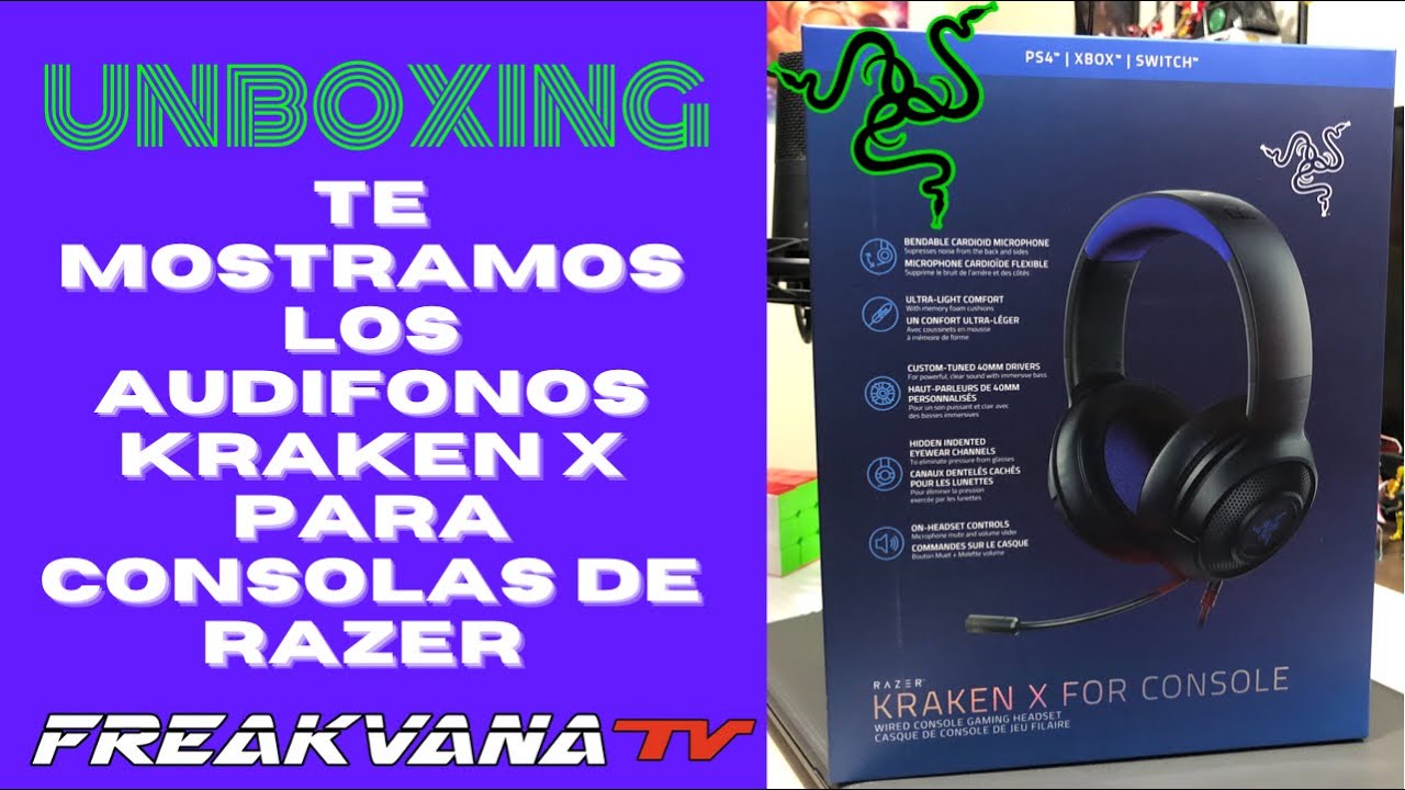 Te recomendamos los RAZER KRAKEN X FOR CONSOLE - De los mejores Audífonos para Gaming