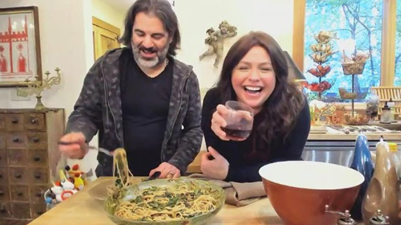 How To Make Umami Spaghetti With Rainbow Chard | Cook-along With Bob Harper & Rachael Ray