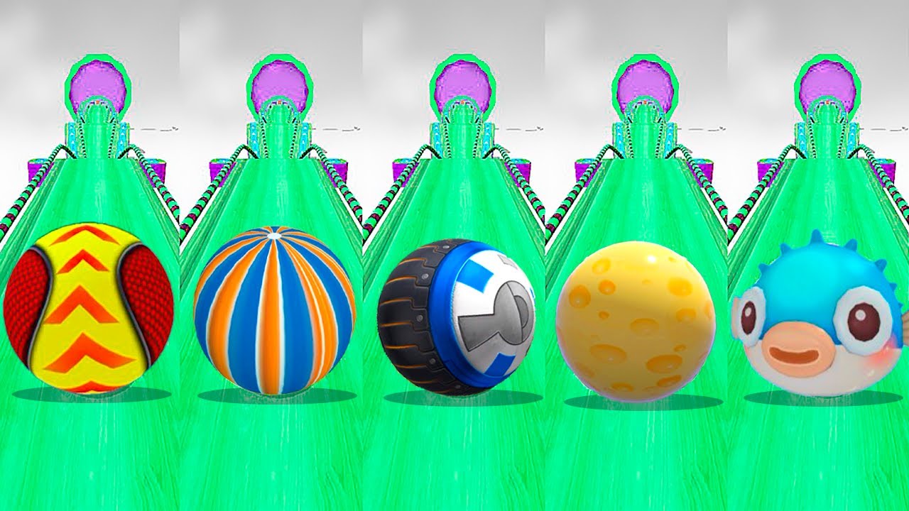Collect Token in Sky Rolling, Color Ball, Sky Parkour, Ball Master, Going Ball, City Ball! Race 1004