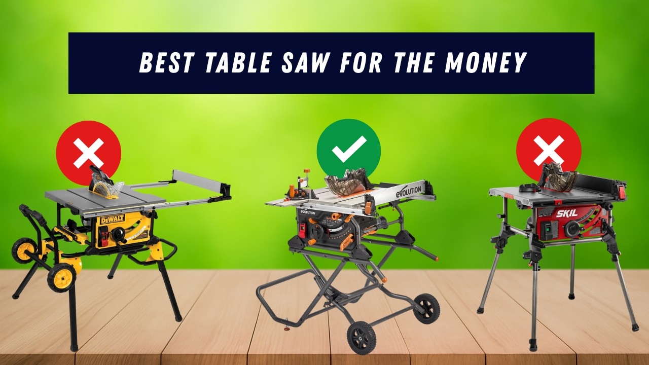 BEST TABLE SAW FOR THE MONEY 💰 TOP VALUE TABLE SAWS FOR DIY & WOODWORKING (2026 BUYER’S GUIDE)
