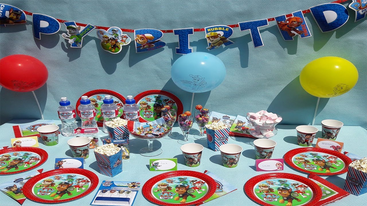Come organizzare una Festa per Bambini a tema Paw Patrol: idee semplici e divertenti!