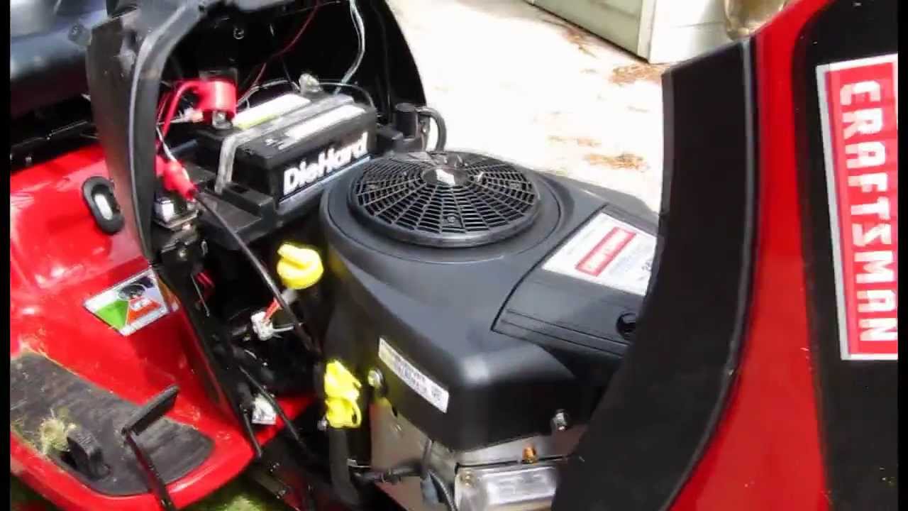 Craftsman YT4000 lawn tractor demonstration