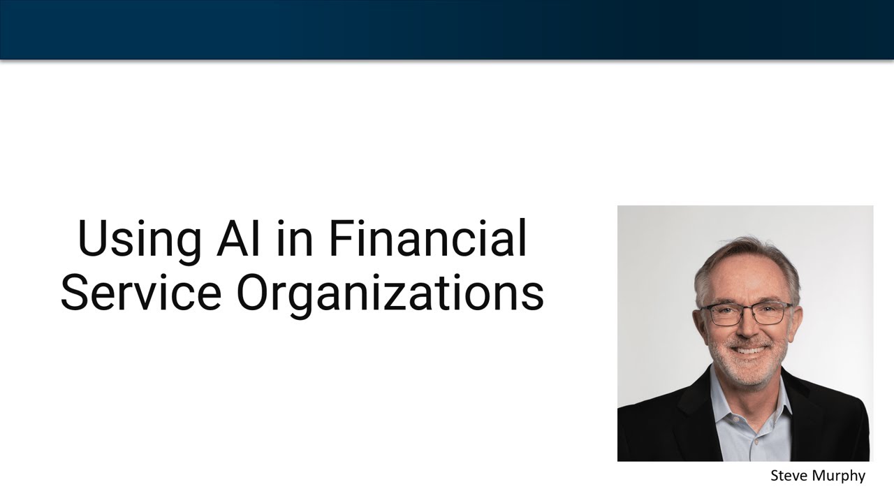 Using AI in Financial Services
