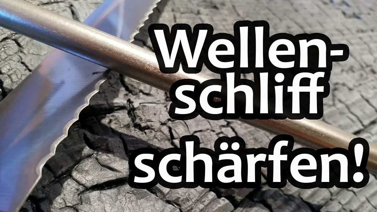 Wellenschliff schärfen: So klappts mit eurem Brotmesser, Taschenmesser oder Säge