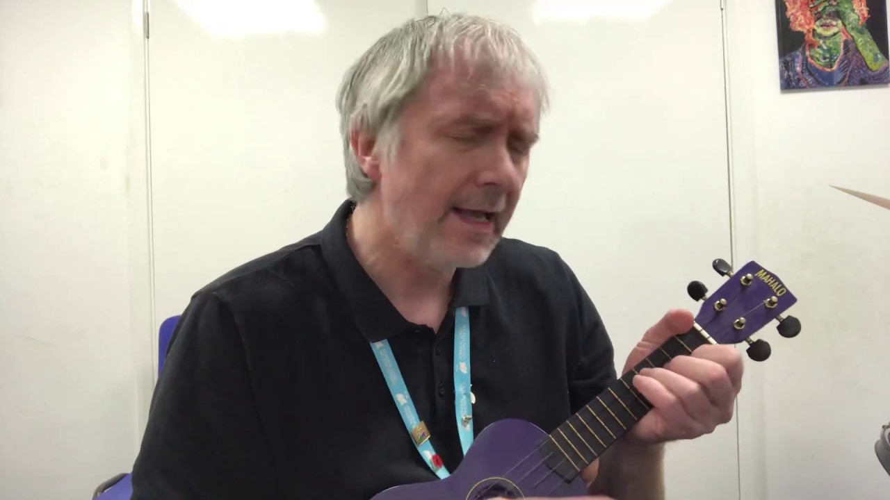 Rob of Portsmouth cover of BJ Thomas Raindrops Keep Falling On My Head on ukulele.
