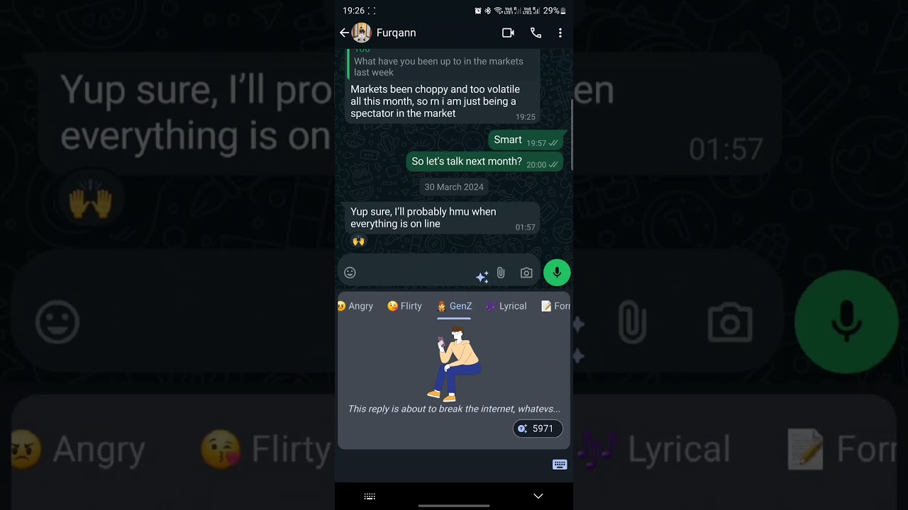 Use AI to reply to WhatsApp chats!🚀 #android #ai #whatsapp