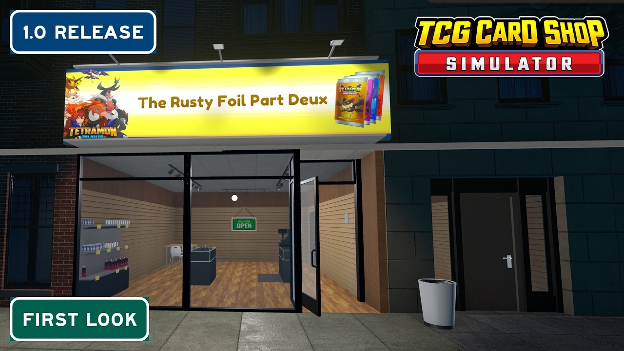 TCG Card Shop Simulator 1.0 НАКОНЕЦ-ТО вышла!! | Первый взгляд