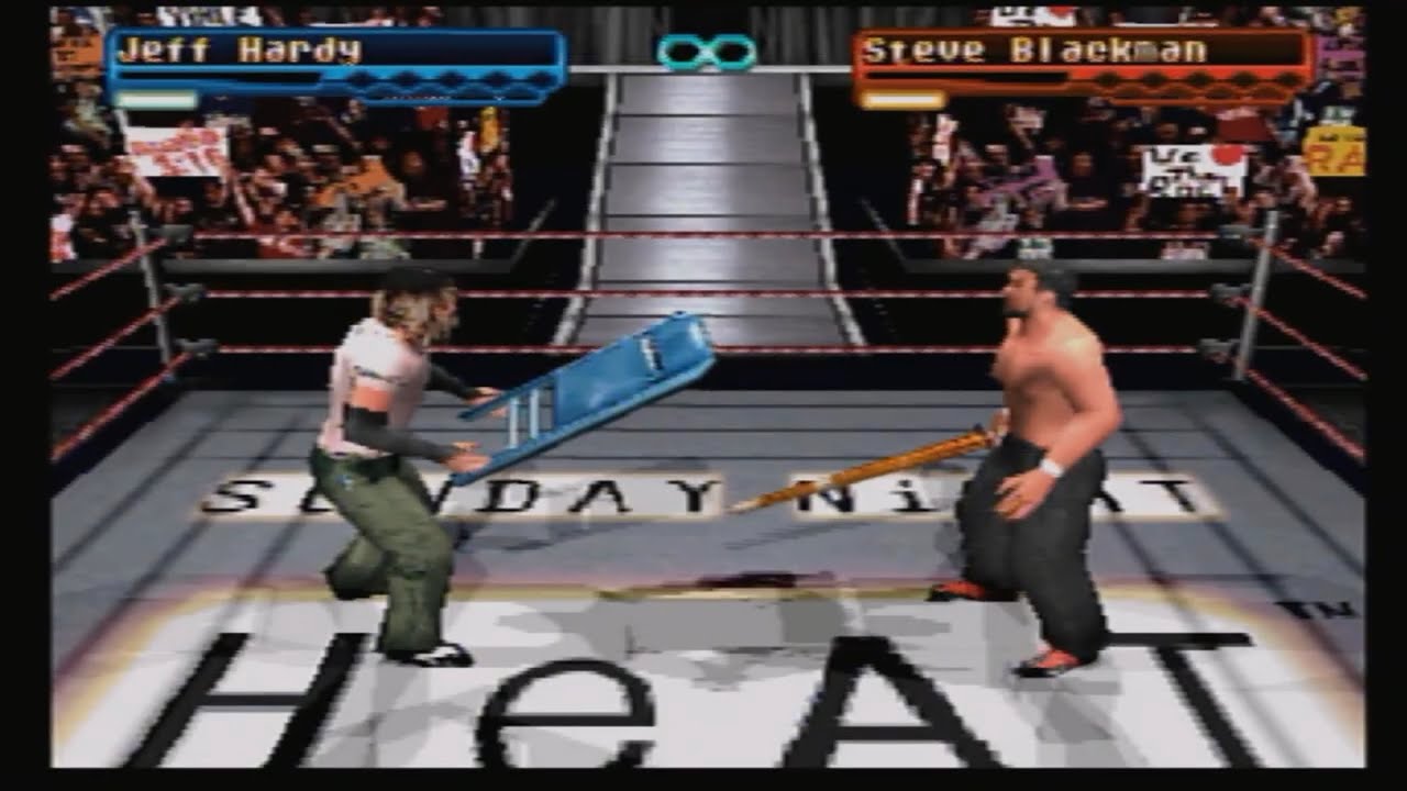 Hardcore Match - WWF SmackDown! Gameplay #5 (PS1)