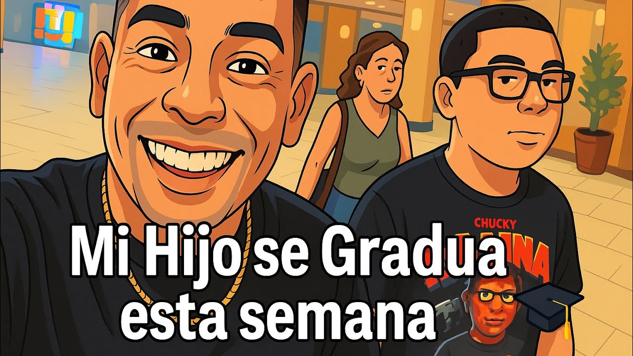 Comprandole la Ropa de Graduacion a Mi Hijo