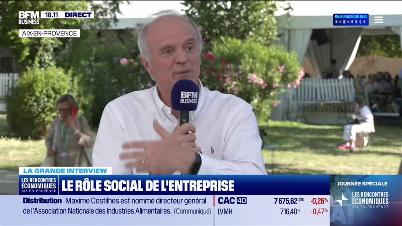 Florent Menegaux (Michelin) : le rôle social de l'entreprise