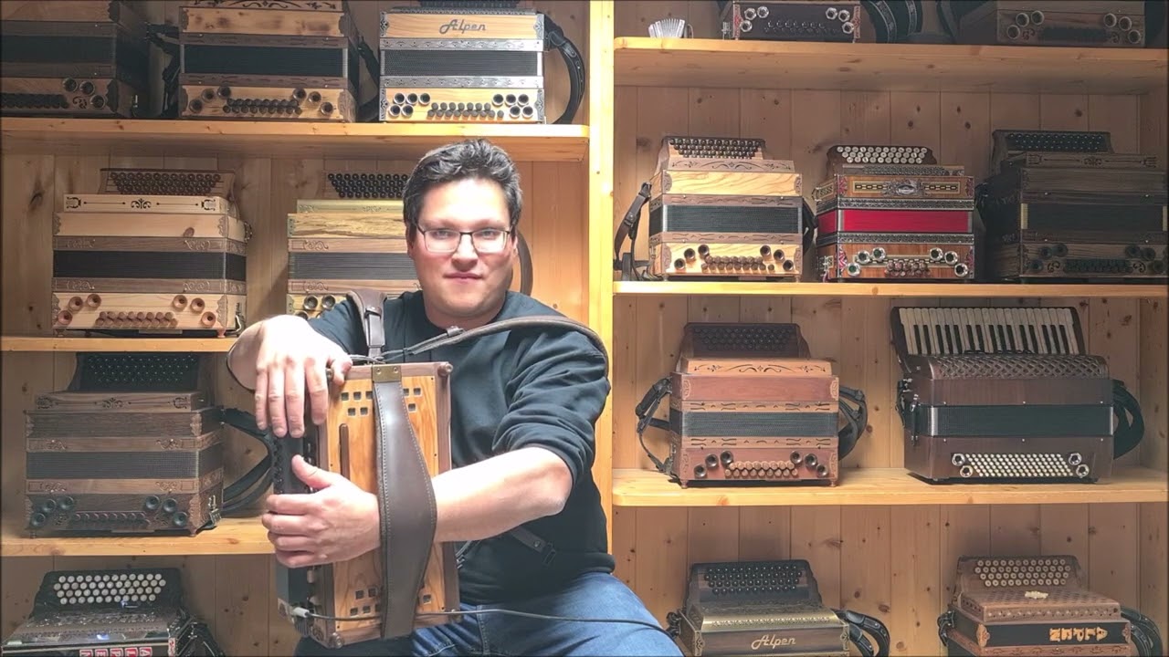 HDM Chromatische Midibassleiste für Steirische Harmonika
